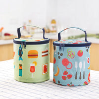 HKM-516307 Insulated Kids Picnic Lunch Bag with Custom Logo, Eco-Friendly Oxford Material