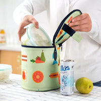 HKM-516307 Insulated Kids Picnic Lunch Bag with Custom Logo, Eco-Friendly Oxford Material