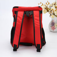 HKM-5163325 Pet Travel Backpack Carrier - Breathable Polyester Design, Medium Softness, 30x25x35cm, Available in Red, Sky Blue, Black, Coffee
