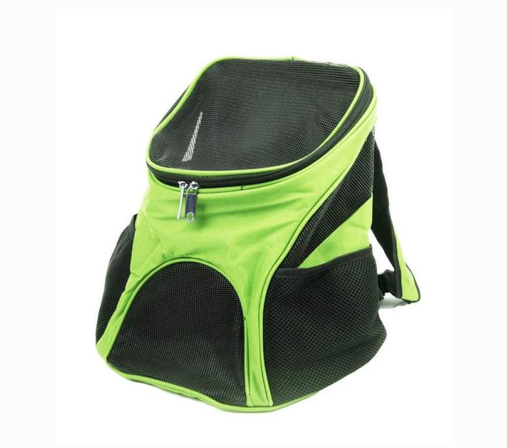HKM-5163325 Pet Travel Backpack Carrier - Breathable Polyester Design, Medium Softness, 30x25x35cm, Available in Red, Sky Blue, Black, Coffee