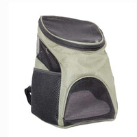HKM-5163325 Pet Travel Backpack Carrier - Breathable Polyester Design, Medium Softness, 30x25x35cm, Available in Red, Sky Blue, Black, Coffee