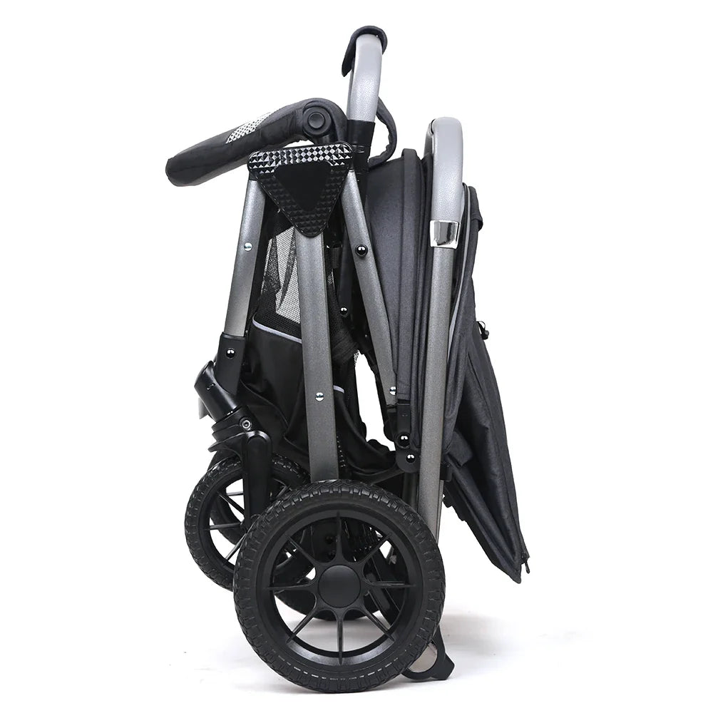 HKM-516371 3 in 1 Reversible Baby Stroller with Foldable Design for Travel and Comfort