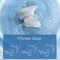 HKM-5164349 Waterproof Non-Slip Silicone Dog Rain Boots - 4 Pack for Pets