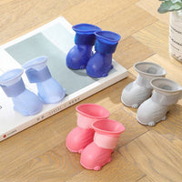 HKM-5164349 Waterproof Non-Slip Silicone Dog Rain Boots - 4 Pack for Pets