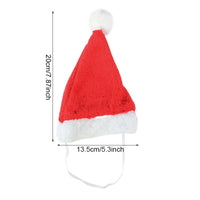 HKM-5165245 Plush Holiday Pet Hat with Windproof Design for Christmas Celebrations