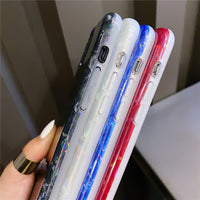 HKM-516563 Colorful Shell Pattern TPU Mobile Phone Case with Waterproof and Fallproof Features for Apple Devices