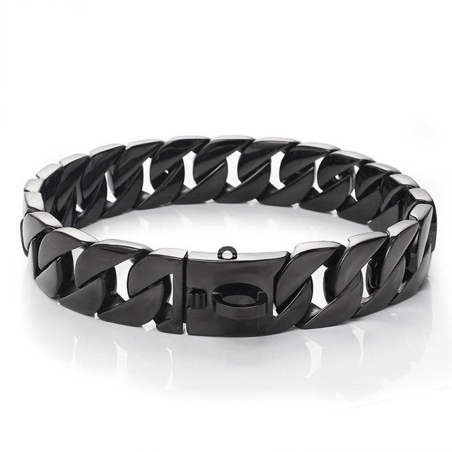 HKM-516563 Stainless Steel Dog Chain Collar with Leash for Large Dogs