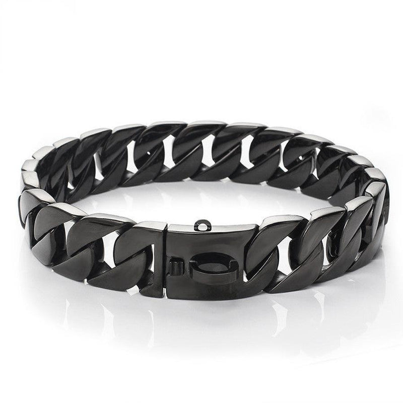 HKM-516563 Stainless Steel Dog Chain Collar with Leash for Large Dogs