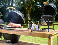 HKM-516691 Kamado Ceramic Charcoal Barbecue Grill for Outdoor Cooking, Fits 13 to 29 Inch Models