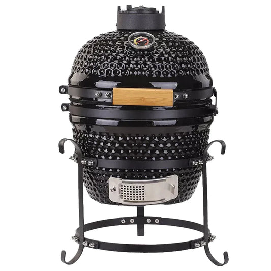 HKM-516691 Kamado Ceramic Charcoal Barbecue Grill for Outdoor Cooking, Fits 13 to 29 Inch Models