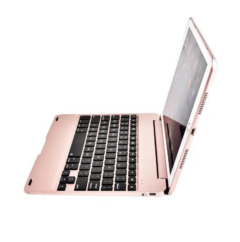 HKM-516691 Ultra-Thin Wireless Bluetooth Keyboard for iPad Air 2 and iPhone Models - 360-Degree Protection, Chiclet Keys