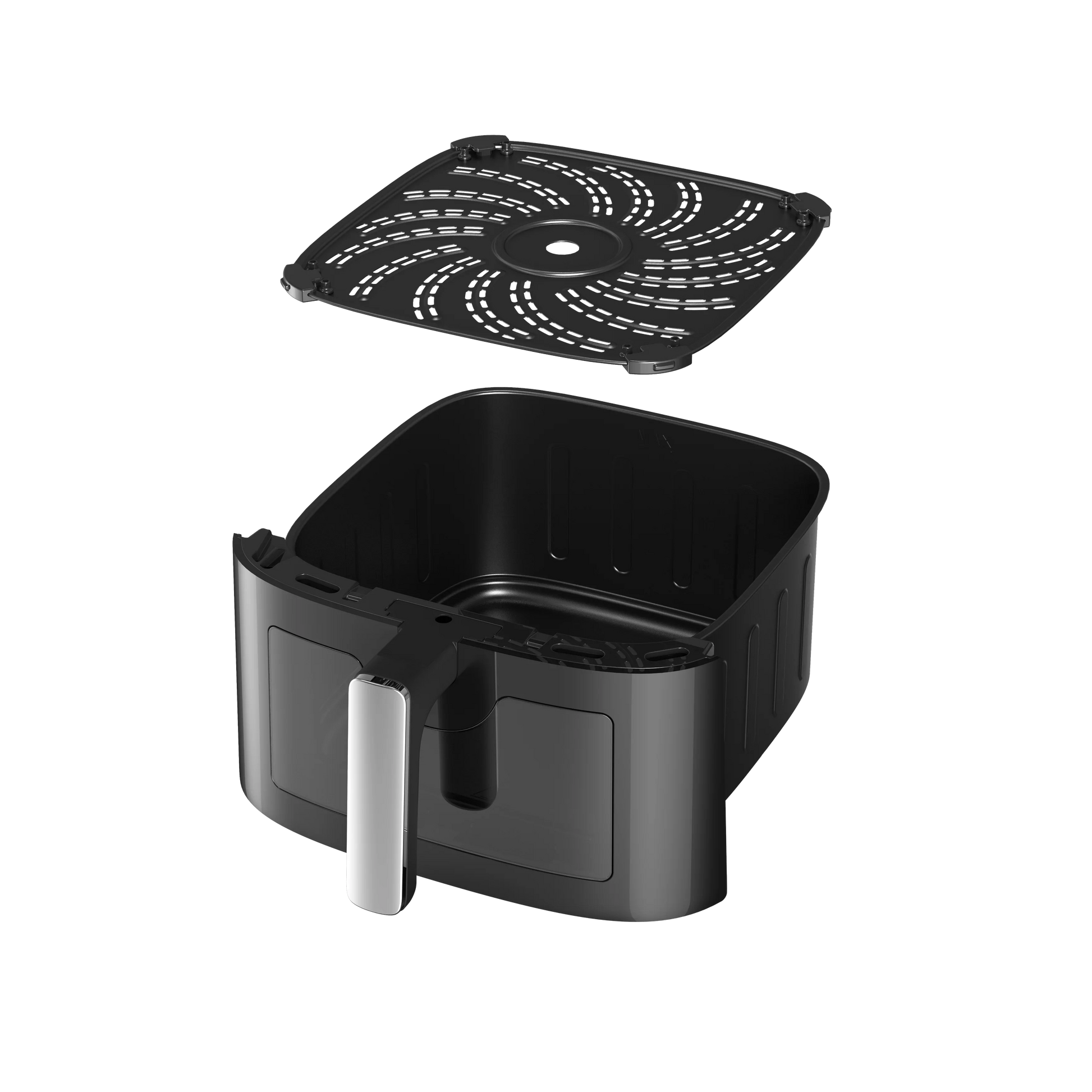HKM-516755 7L Multifunctional Air Fryer with Patented Mist Technology and Transparent Window, Includes 8 Cooking Presets