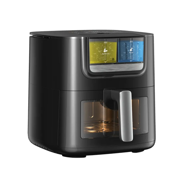 HKM-516755 7L Multifunctional Air Fryer with Patented Mist Technology and Transparent Window, Includes 8 Cooking Presets