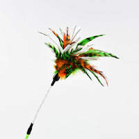 HKM-5167677 Cat Feather Spiral Stick with Paper Wool for Playtime Fun