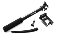 HKM-516883 Aluminum Alloy Mobile Phone Selfie Stick - Adjustable Length & Compact Design in Black, Red, and Local Gold