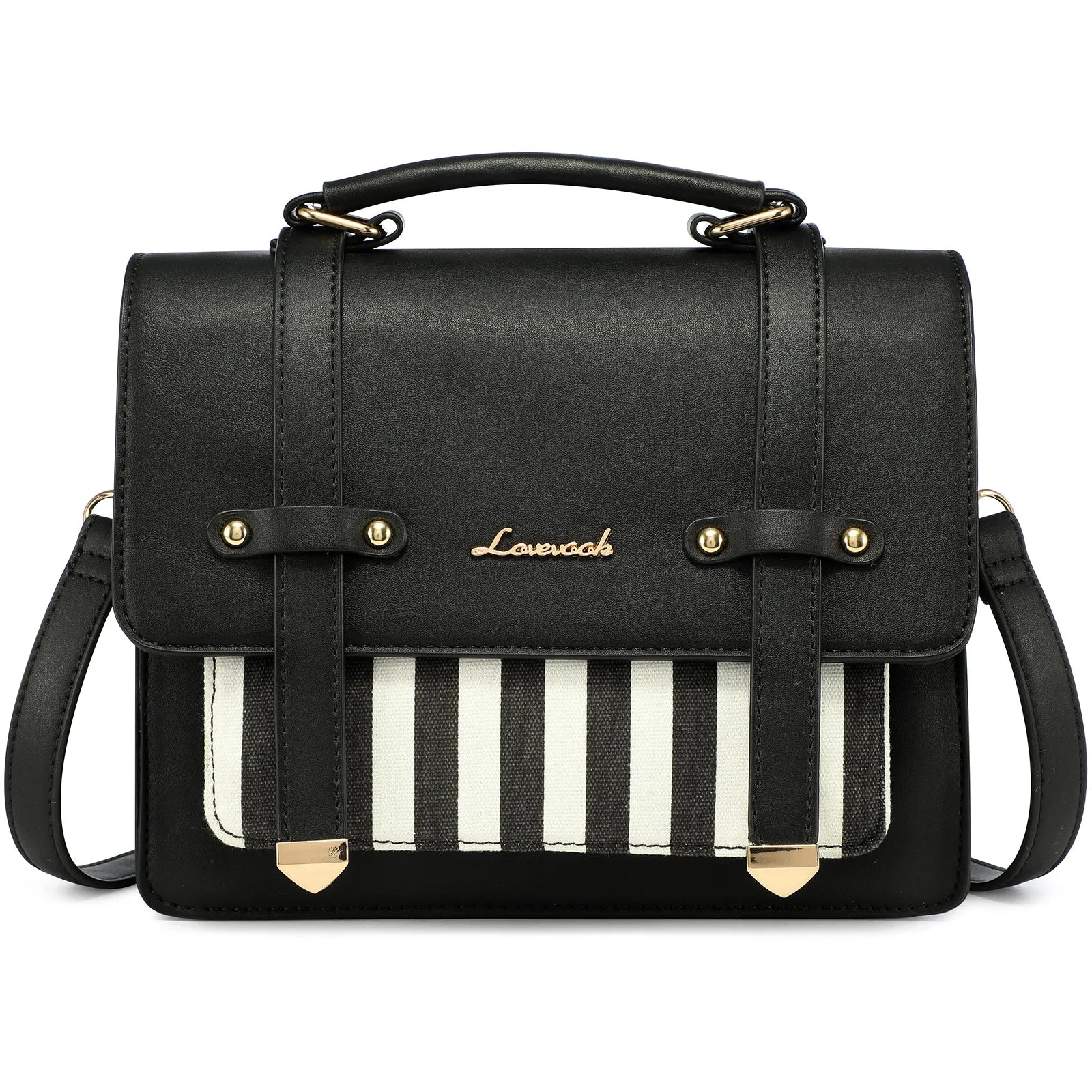 HKM-516883 Stylish LOVEVOOK Office Tote Bags for Women - Fashionable Strip Shoulder Handbags