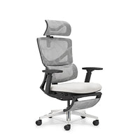 HKM-516947 Ergonomic Height Adjustable Mesh Computer Chair with Lumbar Support and Footrest