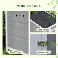 HKM-5170493 Spacious Duck Coop with Openable Roof and Removable Floor for Easy Cleaning