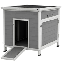HKM-5170493 Spacious Duck Coop with Openable Roof and Removable Floor for Easy Cleaning