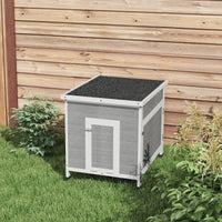 HKM-5170493 Spacious Duck Coop with Openable Roof and Removable Floor for Easy Cleaning