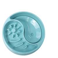 HKM-5170621 Anti-Choke Food and Water Bowl for Dogs and Cats - 1600ML Water & 600ML Food Capacity, PP Material, Blue/Pink