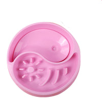 HKM-5170621 Anti-Choke Food and Water Bowl for Dogs and Cats - 1600ML Water & 600ML Food Capacity, PP Material, Blue/Pink