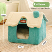 HKM-5170877 Cozy Cartoon-Printed Pet Bed for Small Dogs up to 5kg
