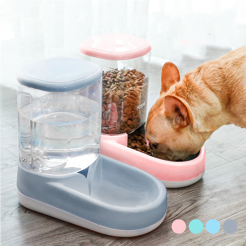 HKM-517203 Eco-Friendly Pet Water Dispenser for Dogs and Cats – Cherry Blossom Pink, Mint Green, Marble Gray