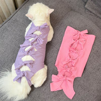 HKM-5172413 Lace-Up Post-Operation Cat Sterilization Clothing - Available in Various Colors and Sizes