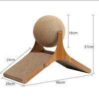 HKM-5172797 Ferris Wheel Vertical Cat Scratch Board - Medium & Large Options Available