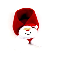 HKM-5173181 Cozy Santa Scarf Bow Tie Hat for Pets - Perfect Holiday Gift for Dogs and Cats