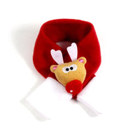 HKM-5173181 Cozy Santa Scarf Bow Tie Hat for Pets - Perfect Holiday Gift for Dogs and Cats