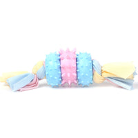HKM-5173437 Dog Molar Cleaning Toy - TPR Three Circle Cloth Strip, Bite Resistant