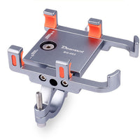 HKM-517395 Aluminum Alloy Bicycle Mounting Bracket for 20mm-34mm Pipes, Compatible with Phones 60mm-100mm Wide