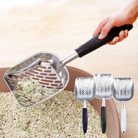 HKM-5174077 Non-Stick Cat Litter Scoop with Large Face and Long Handle for Easy Cleaning