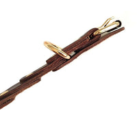 HKM-5174589 Genuine Leather Dog Collar with Durable Buckle for French Bulldogs, Schnauzers, and Other Breeds