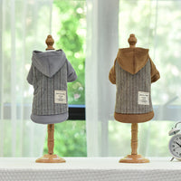 HKM-5174973 Warm Cotton Dog and Cat Coat for Autumn and Winter - Two-Legged Japanese/Korean Style Clothing