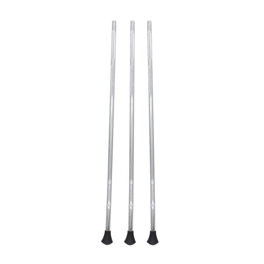 HKM-517587 Metal Drum Legs with Anti-Skid Surface for Percussion Instruments - Silver Finish