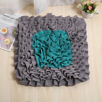 HKM-5177405 Pet Sniffing Mat for Cats and Dogs - Bite Resistant Polar Fleece Sniffing Pad, 46x46cm, 52x40cm, 48x48cm Options