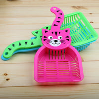 HKM-5178557 Durable Plastic Cat Litter Scoop for Easy Pet Waste Cleanup