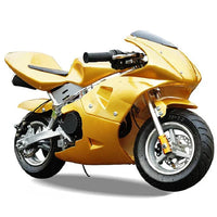 HKM-043347 50CC 2-Wheel Mini Scooter with 49CC Engine, Disc Brakes, and Chain Drive