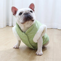 HKM-5180733 Plush Cotton Dog Vest in Candy Colors for New Year Celebrations