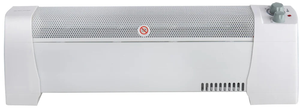 HKM-518099 1500W Electric Baseboard Heater with Adjustable Thermostat and Safety Features for Bedrooms and Bathrooms
