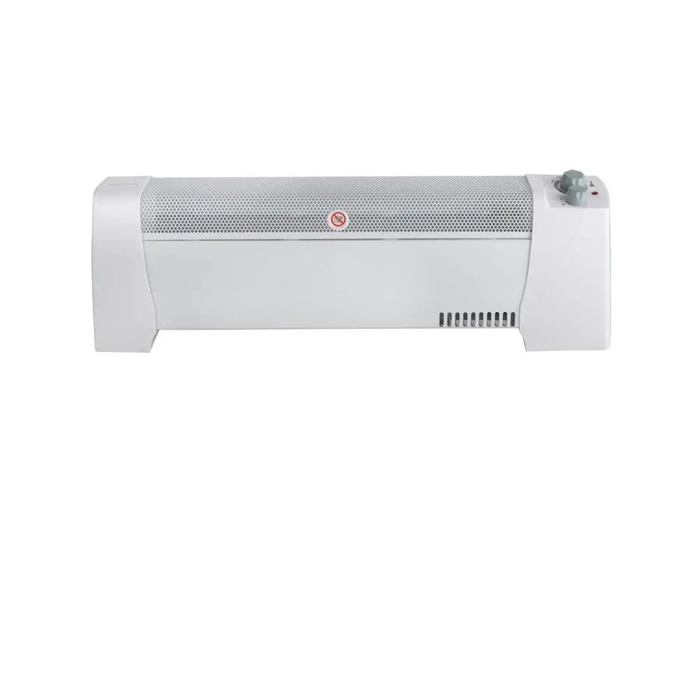 HKM-518099 1500W Electric Baseboard Heater with Adjustable Thermostat and Safety Features for Bedrooms and Bathrooms