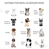 HKM-5182013 Foldable Wooden Pet Gate for Small to Medium Dogs - 6-Panel Safety Barrier with Support Feet