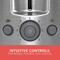 HKM-518227 Stainless Steel Toaster with Multiple Toast Settings
