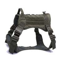 HKM-5182525 Tactical Outdoor Dog Vest in Black, Brown, Green, and Camouflage - Sizes M, L, XL Available