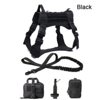 HKM-5182525 Tactical Outdoor Dog Vest in Black, Brown, Green, and Camouflage - Sizes M, L, XL Available