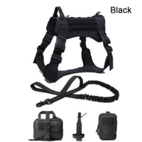 HKM-5182525 Tactical Outdoor Dog Vest in Black, Brown, Green, and Camouflage - Sizes M, L, XL Available
