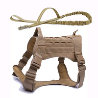 HKM-5182525 Tactical Outdoor Dog Vest in Black, Brown, Green, and Camouflage - Sizes M, L, XL Available
